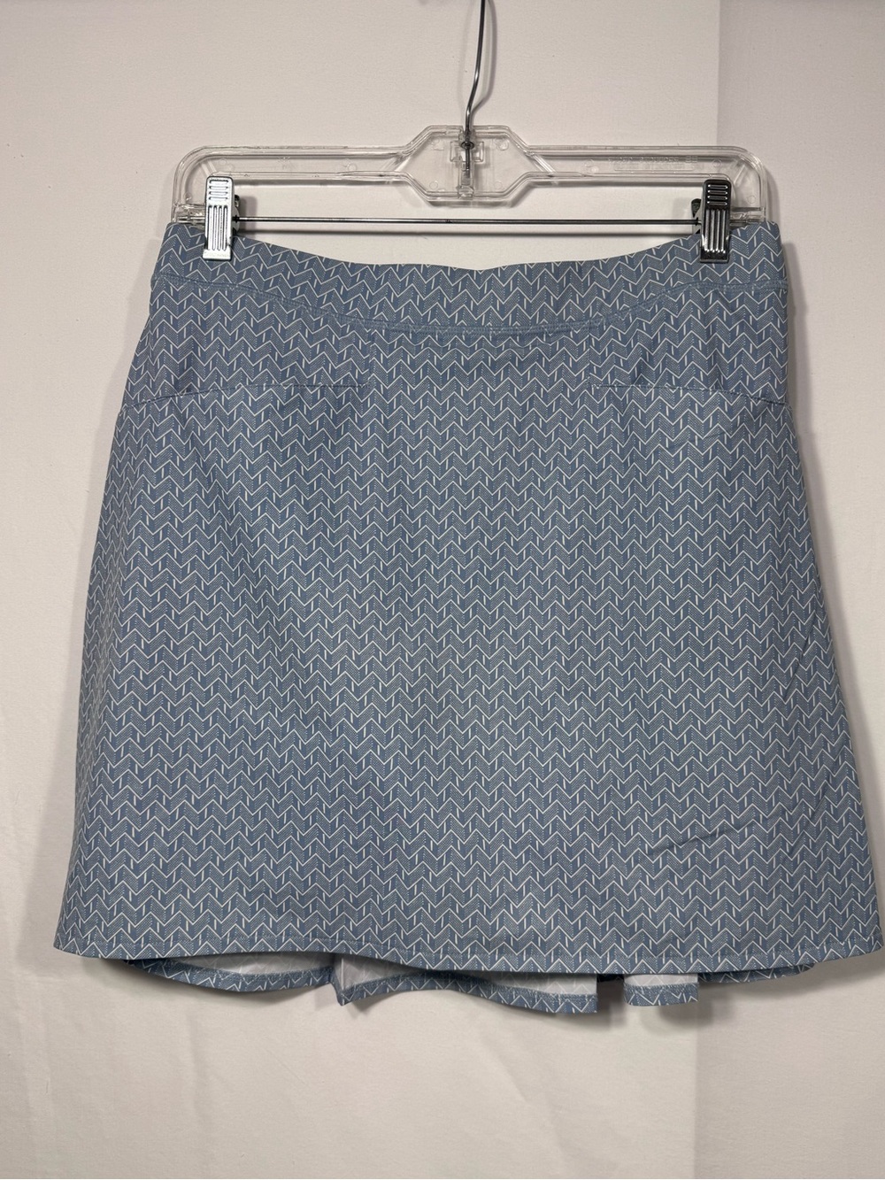RLX Ralph Lauren Golf Skort — Blue Chevron Print, Sz M